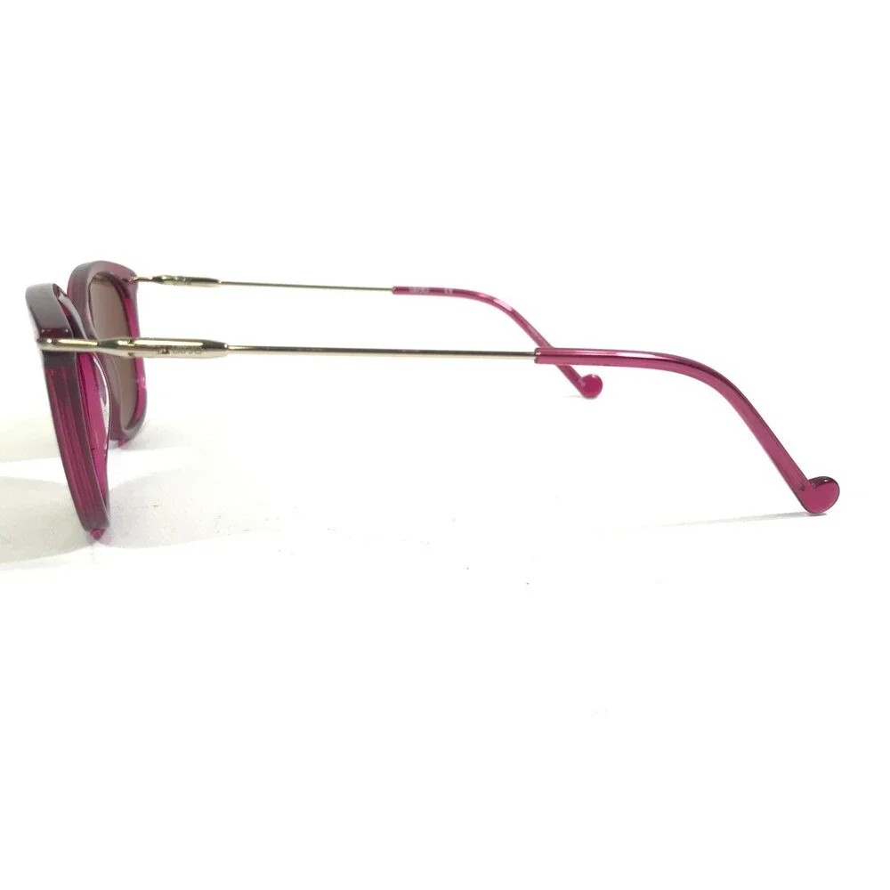 Liu Jo Sunglasses LJ2705 540 Gold Pink Cat Eye Frames with Brown Lenses